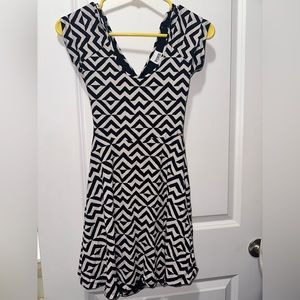 PINK - Victoria's Secret Chevron Black And White Dress By Pink